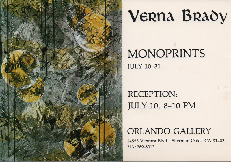 orlando gallery monoprints show